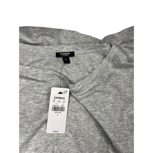 Express Women's Skimming Cotton Crew Neck Short Sleeve Tee SZ Large NWT - Picture 4 of 7